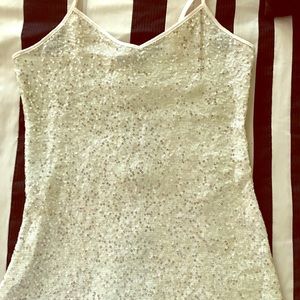 Gold sequin Express cami